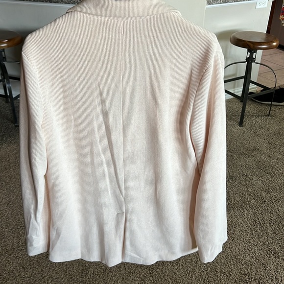 LE LISTEN COLLECTION beautiful knit oversized cream jacket/blazer NWT. NEW - Picture 6 of 9